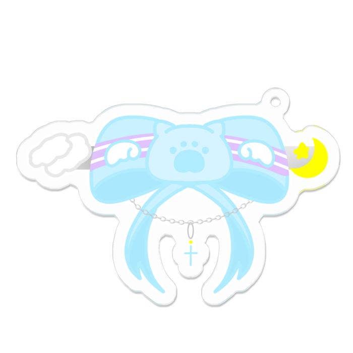 アクリルキーホルダー - 70 x 70 (mm)