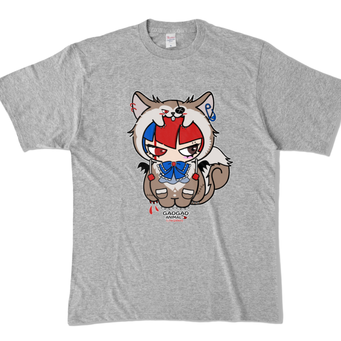 カラーTシャツ - XL - 杢グレー (濃色)