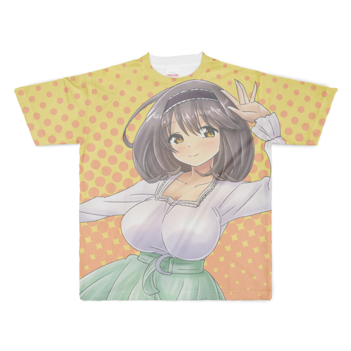 フルグラフィックTシャツ - XL - 正面印刷のみ