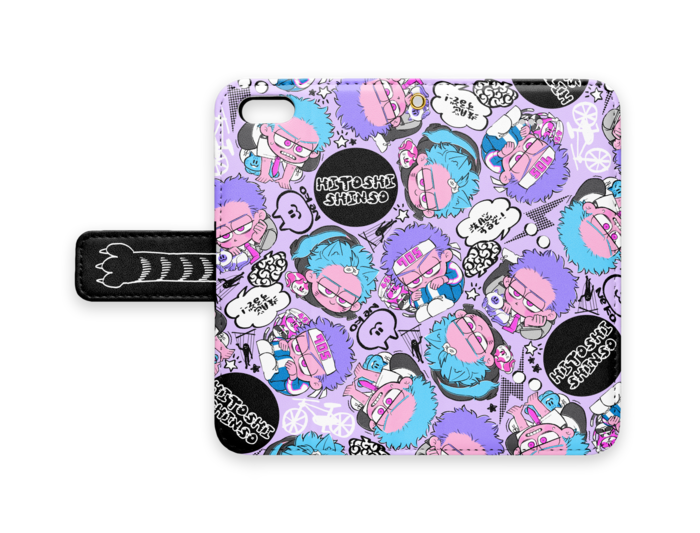 手帳型iPhoneケース - iPhone 5 / SE - ストラップ穴 あり