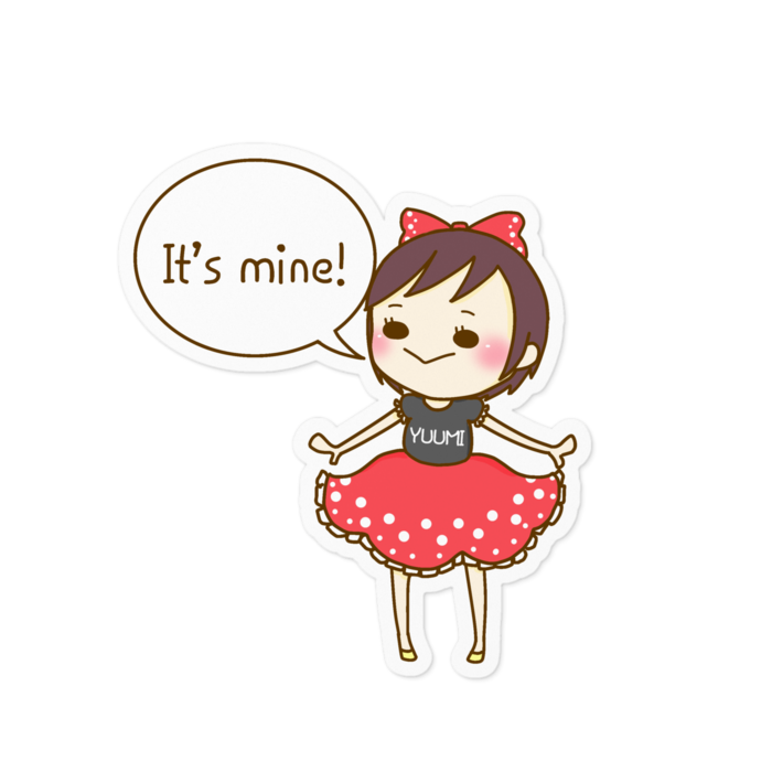 ステッカー - 100 x 100 (mm)