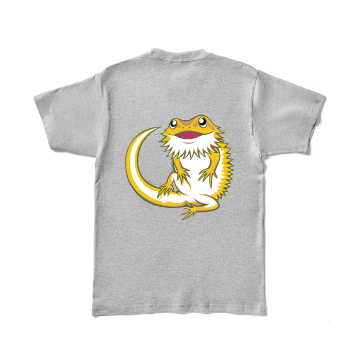 カラーTシャツ - L - 杢グレー (濃色)