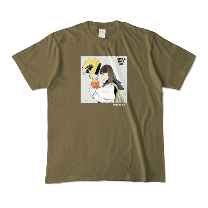 カラーTシャツ - M - オリーブ (濃色)