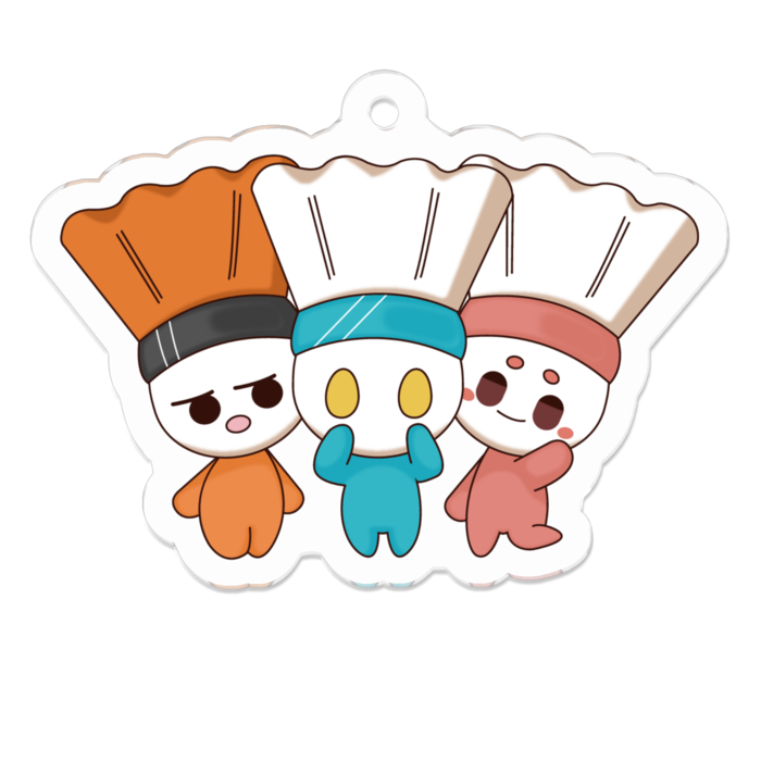 アクリルキーホルダー - 50 x 50 (mm)