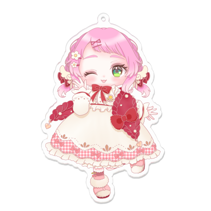 アクリルキーホルダー - 100 x 100 (mm)