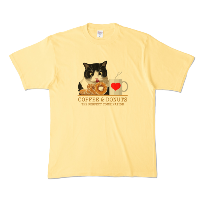 カラーTシャツ - XL - ライトイエロー (淡色)