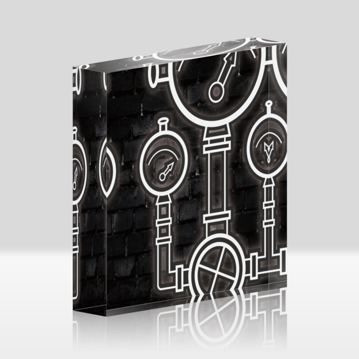 アクリルブロック - 100x100mm