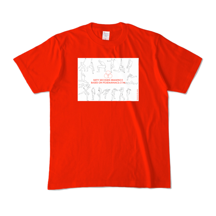 カラーTシャツ - M - レッド (濃色)