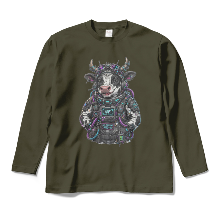 ロングスリーブTシャツ - M - アーミーグリーン