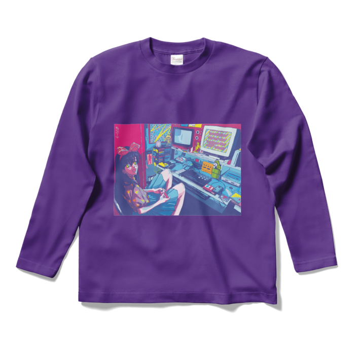 ロングスリーブTシャツ - S - パープル