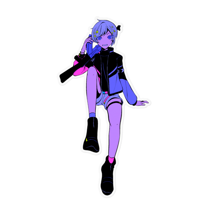 ステッカー - 160 x 160 (mm)