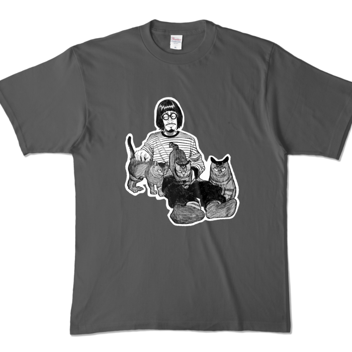 カラーTシャツ - XL - チャコール (濃色)