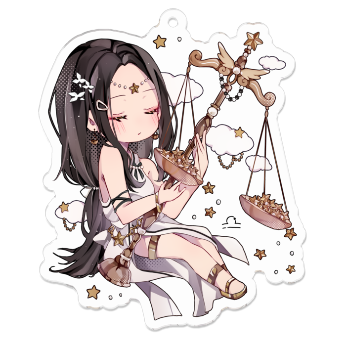 アクリルキーホルダー - 70 x 70 (mm)