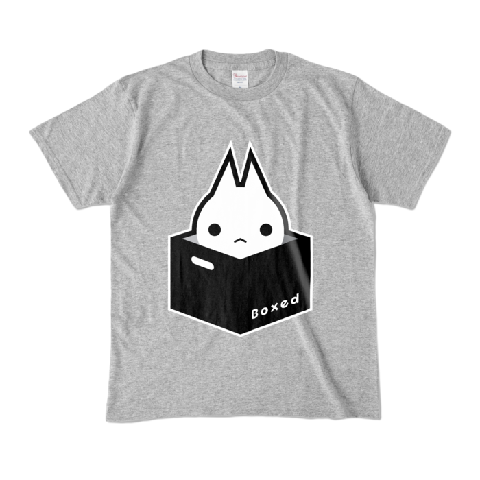 【濃Ｔ】白：M（杢グレー）