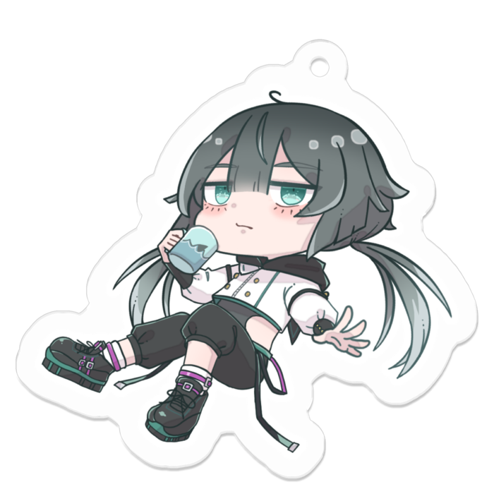 アクリルキーホルダー(コーティング) - 50 x 50 (mm)