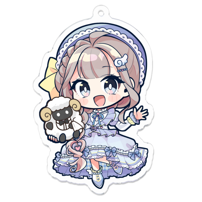 アクリルキーホルダー - 70 x 70 (mm)