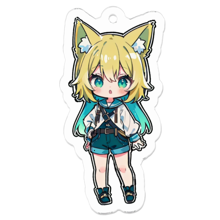 ロングヘア・ショートパンツ - 50 x 50 (mm)