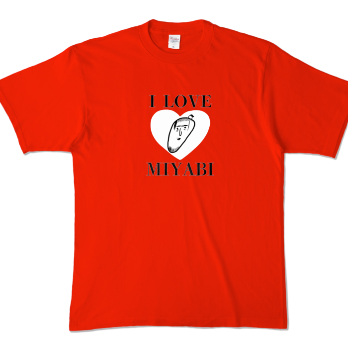 カラーTシャツ - XL - レッド (濃色)