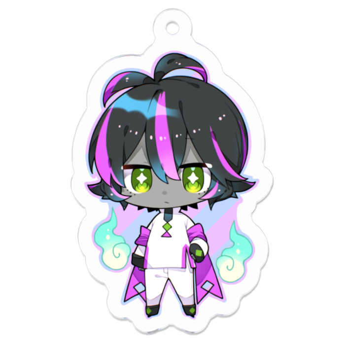 アクリルキーホルダー　ダリア