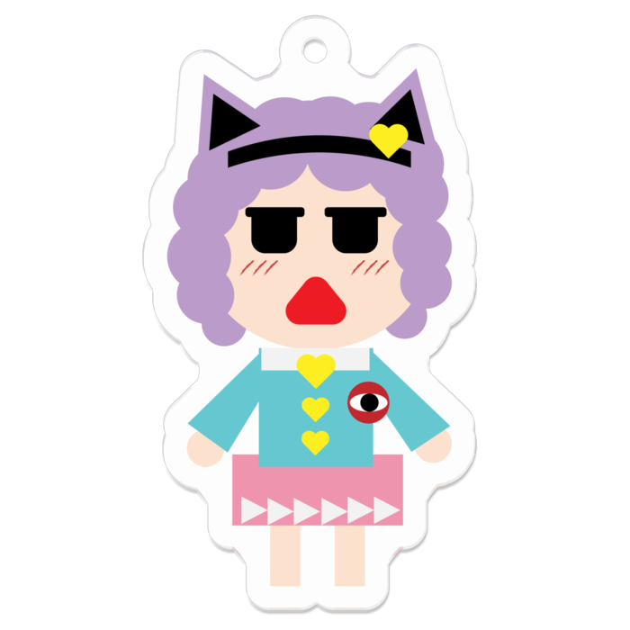 アクリルキーホルダー - 50 x 50 (mm)