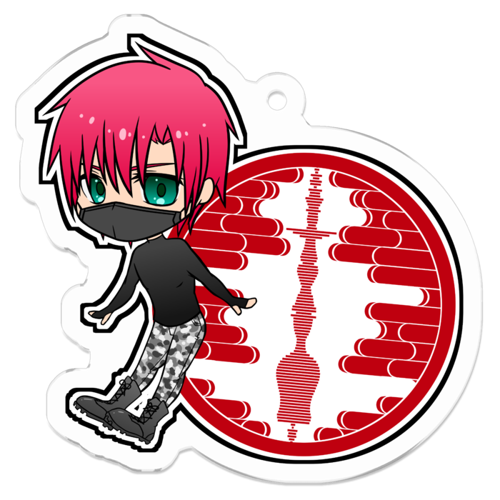 アクリルキーホルダー - 50 x 50 (mm)