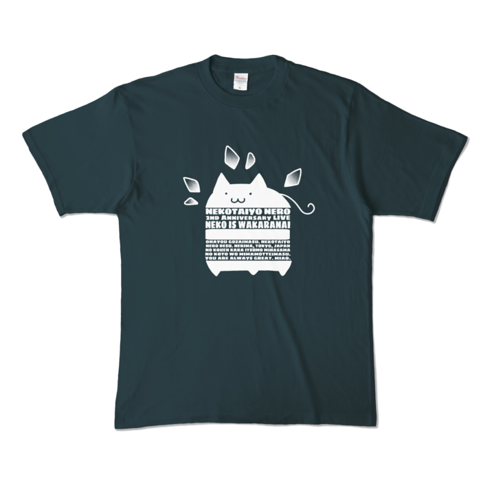 カラーTシャツ - XL - デニム (濃色)