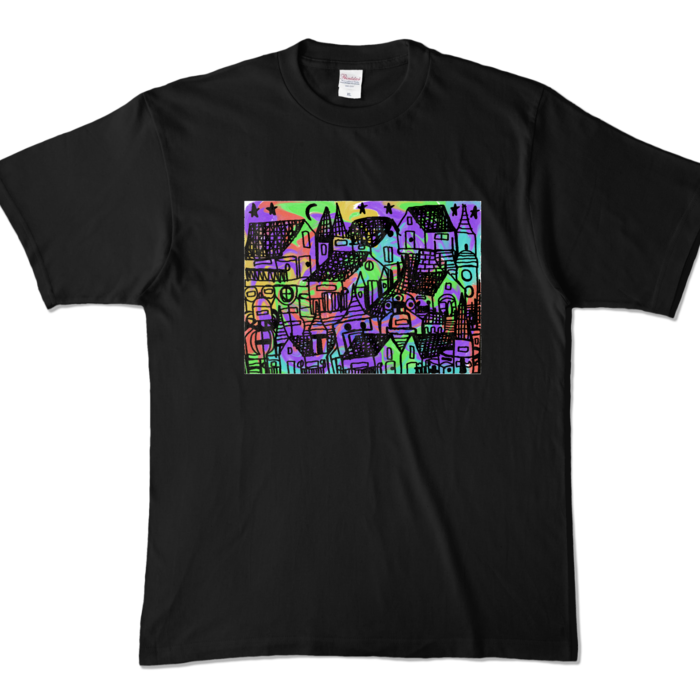 カラーTシャツ - XL - ブラック (濃色)