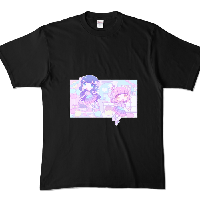 カラーTシャツ - XL - ブラック (濃色)