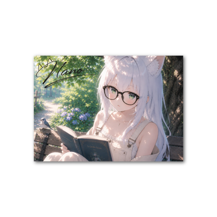 フォト風カード - 横 - 両面