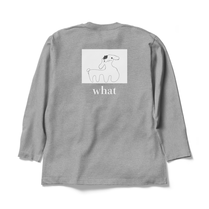 ロングスリーブTシャツ - XL - 杢グレー