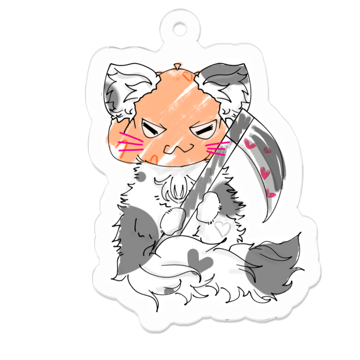 アクリルキーホルダー - 50 x 50 (mm)