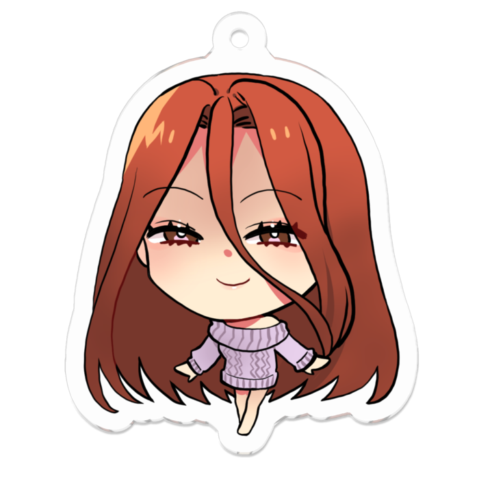 アクリルキーホルダー - 50 x 50 (mm)