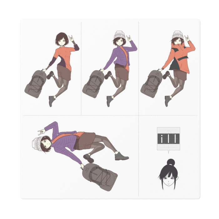 ステッカー - 160 x 160 (mm)