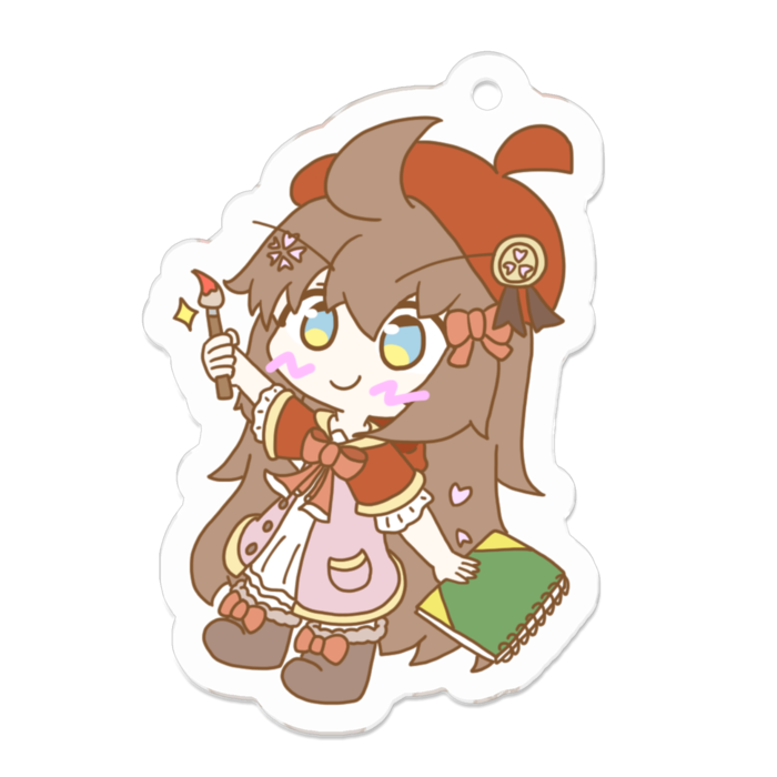 アクリルキーホルダー - 50 x 50 (mm)