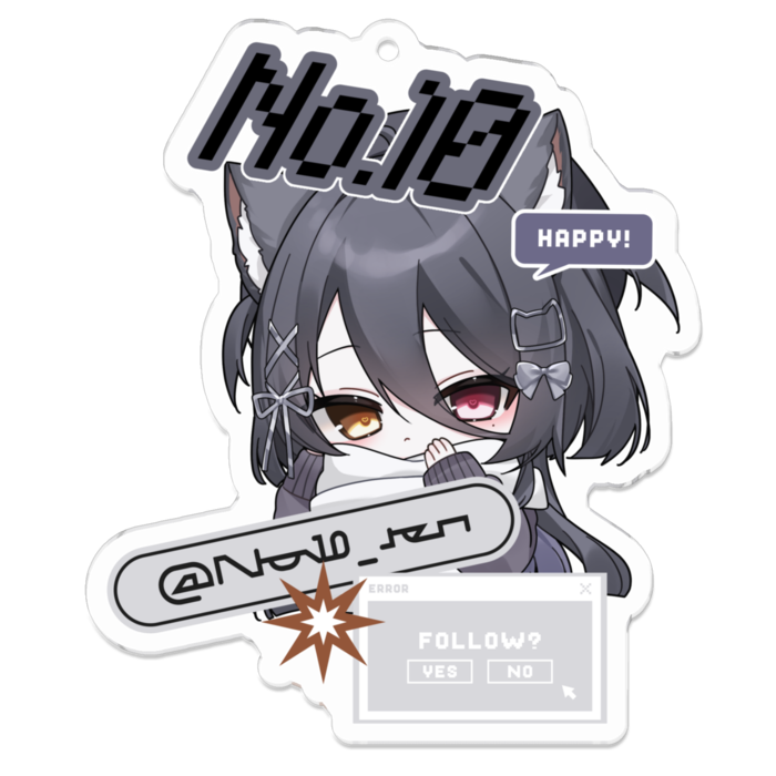 アクリルキーホルダー - 70 x 70 (mm)