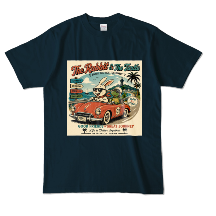 カラーTシャツ - L - ネイビー (濃色)