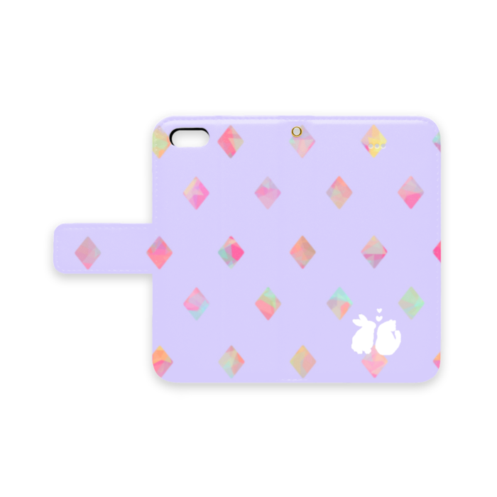 手帳型iPhoneケース - iPhone 5 / 5s / SE - ストラップ穴 あり