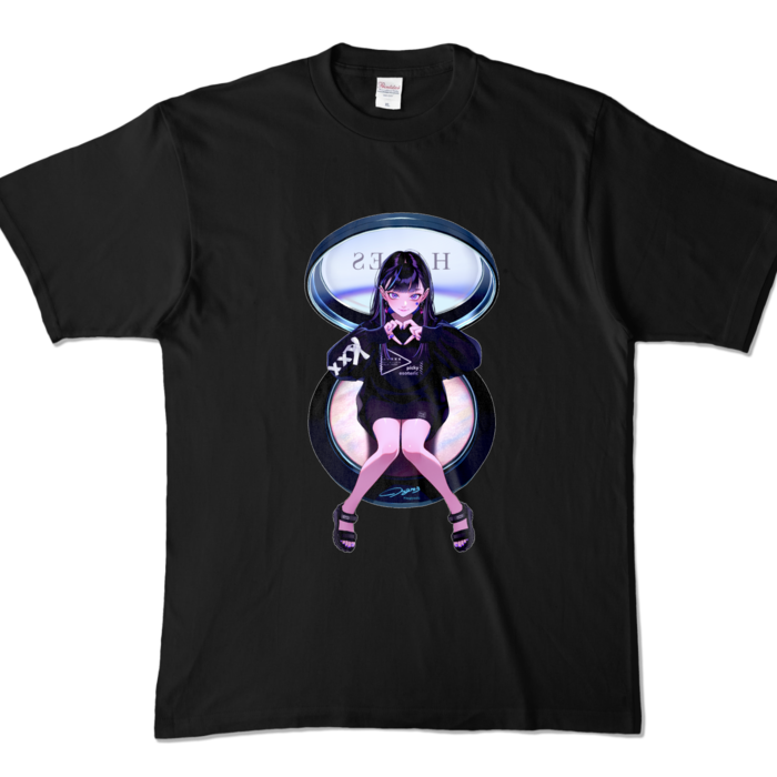 カラーTシャツ - XL - ブラック (濃色)