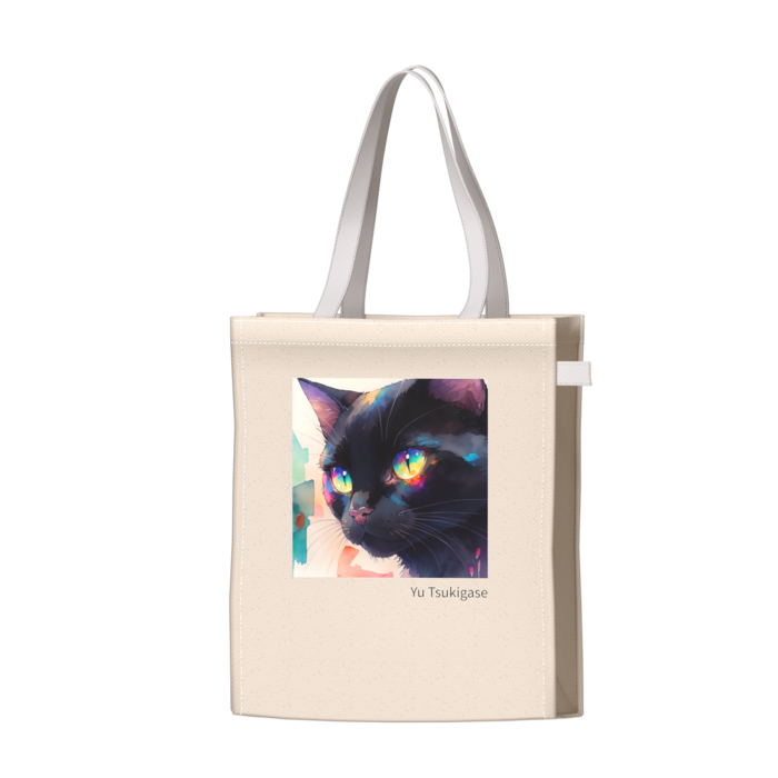 ツートンカラーバッグ - ホワイト - W34 × H41 × D14cm