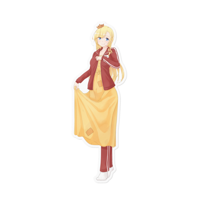 ステッカー - 160 x 160 (mm)：ホワイト