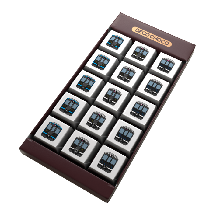 DECOチョコ - 列ごとにデザイン