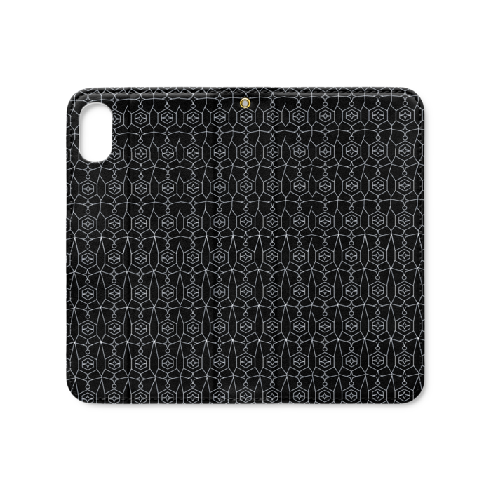 手帳型iPhoneケース（ベルトなし） - iPhone XS / X - ストラップ穴 あり