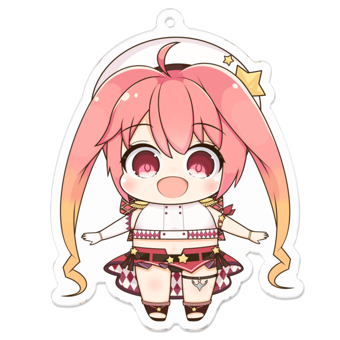 アクリルキーホルダー - 70 x 70 (mm)