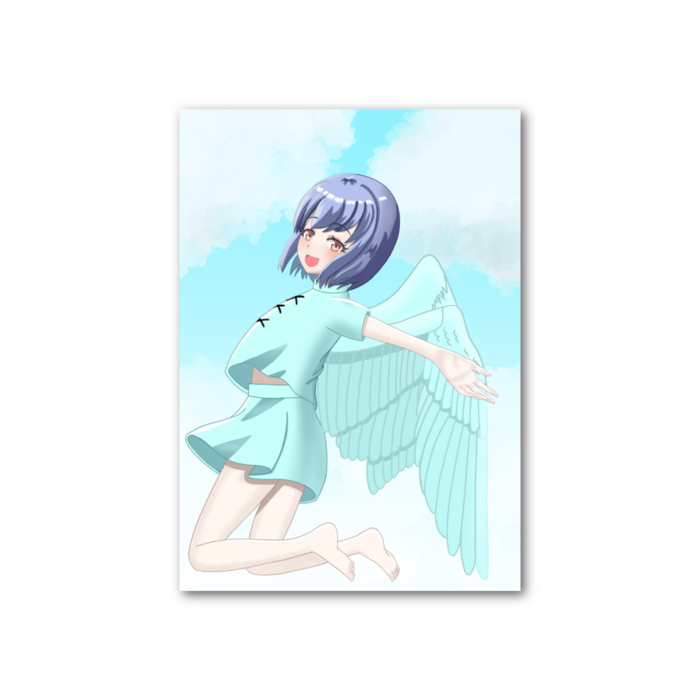 フォト風カード - 縦 - 片面