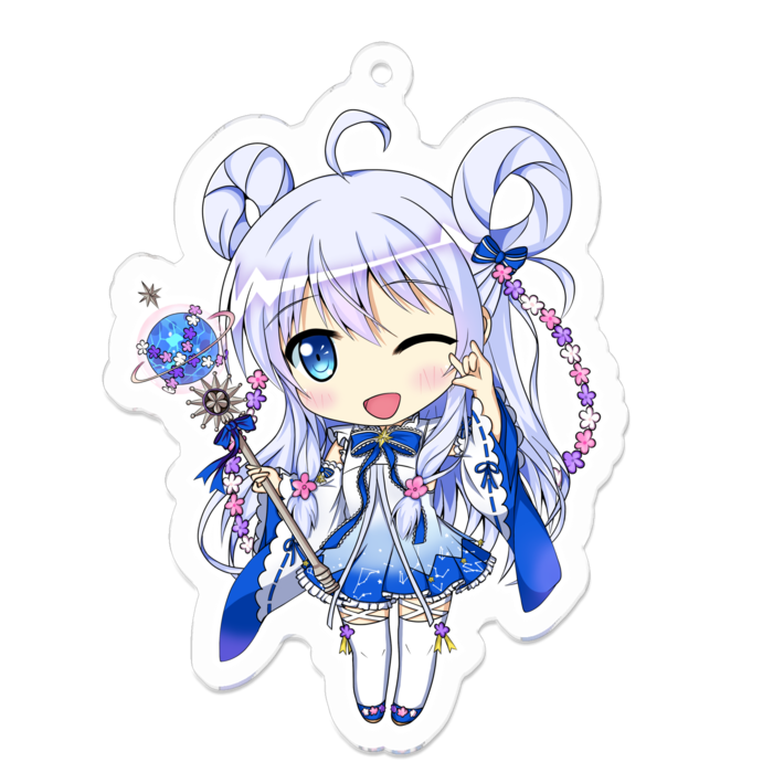 アクリルキーホルダー - 70 x 70 (mm)