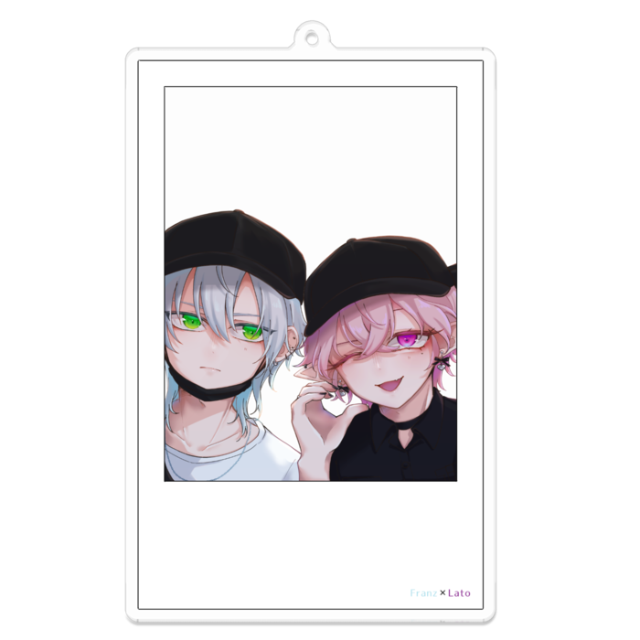 アクリルキーホルダー - 100 x 100 (mm)