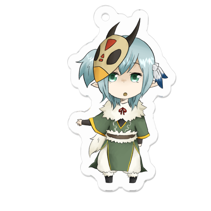 アクリルキーホルダー - 50 x 50 (mm)