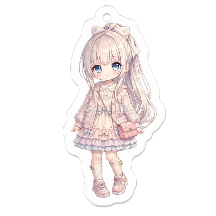 アクリルキーホルダー - 50 x 50 (mm)