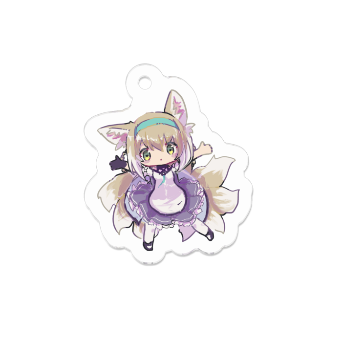 アクリルキーホルダー - 50 x 50 (mm)