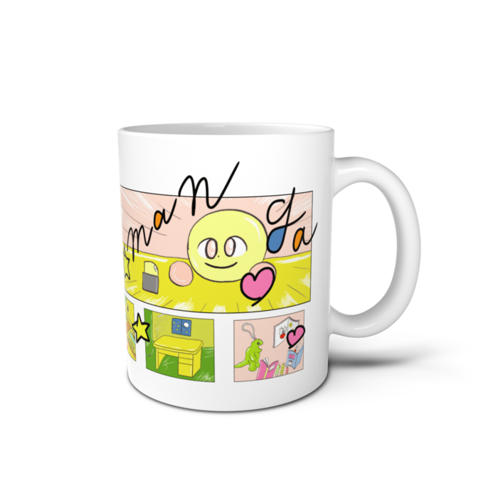 マグカップ - 直径 8 cm / 高さ 9.5 cm